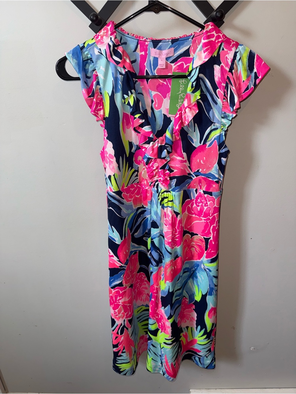 Lilly Pulitzer Clare Silk Jersey Dress Tropicolada Size S NWT